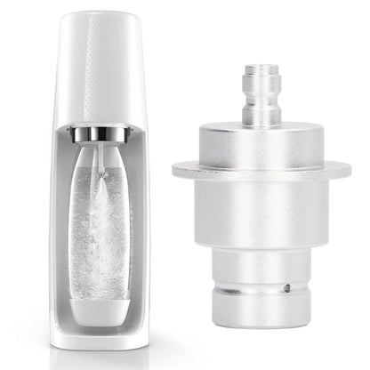 CO2 Adapter for Soda Water for DUO for Terra for Art Soda Maker CO2 Cylinder Silver Male Adapter V1294-YM3113220266011-0421