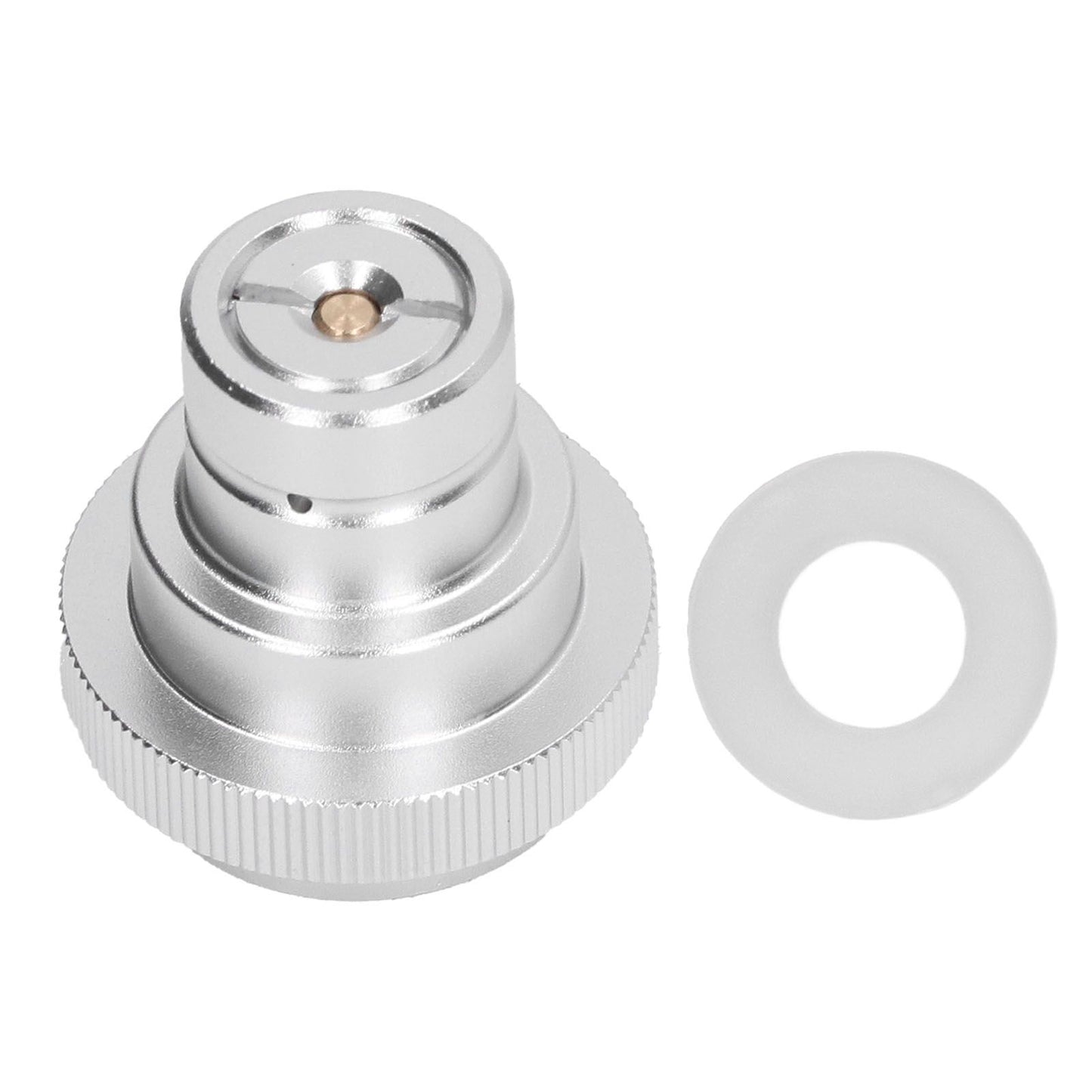 Soda Water Adapter for DUO for Terra for Art Gas Cylinder Inflation Quick Release Conversion Head Silver V1294-YM3113220266511-0421