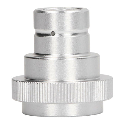 Soda Water Adapter for DUO for Terra for Art Gas Cylinder Inflation Quick Release Conversion Head Silver V1294-YM3113220266511-0421