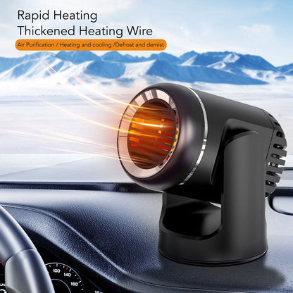 12V 120W Portable Car Heater Fast Heating Windshield Defroster Defogger for Air Purification V1294-YM3113220266811-0421