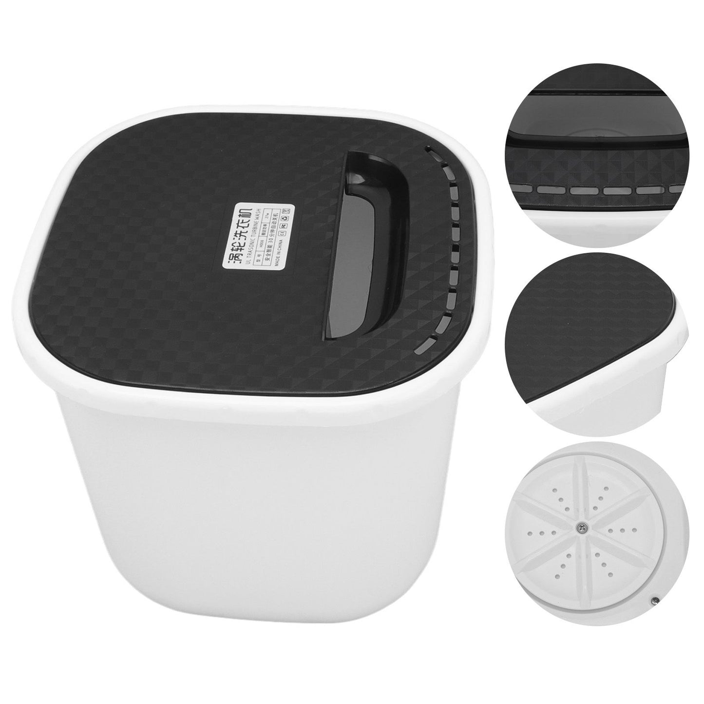 6L Mini Washing Machine Forward and Reverse Rotation USB Power Supply Automatic Power Off Portable Mini V1294-YM3113220267211-0421