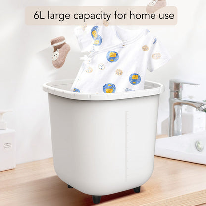 6L Mini Washing Machine Forward and Reverse Rotation USB Power Supply Automatic Power Off Portable Mini V1294-YM3113220267211-0421