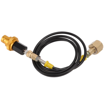 Soda Machine Adapter Hose Kit 1.5m Black Soda Adapter Hose with Gold Quick Adapter CO2 Tank Refill Adapter V1294-YM3113220267711-0421