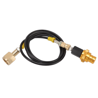 Soda Machine Adapter Hose Kit 1.5m Black Soda Adapter Hose with Gold Quick Adapter CO2 Tank Refill Adapter V1294-YM3113220267711-0421