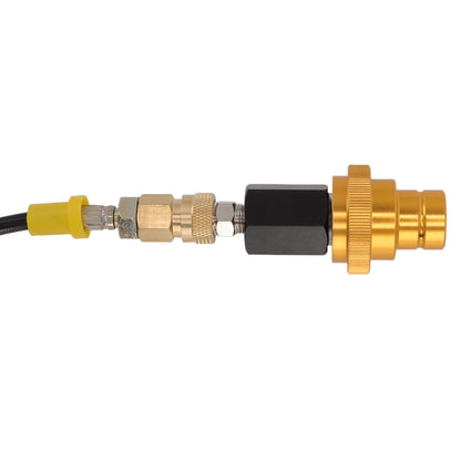 Soda Machine Adapter Hose Kit 1.5m Black Soda Adapter Hose with Gold Quick Adapter CO2 Tank Refill Adapter V1294-YM3113220267711-0421