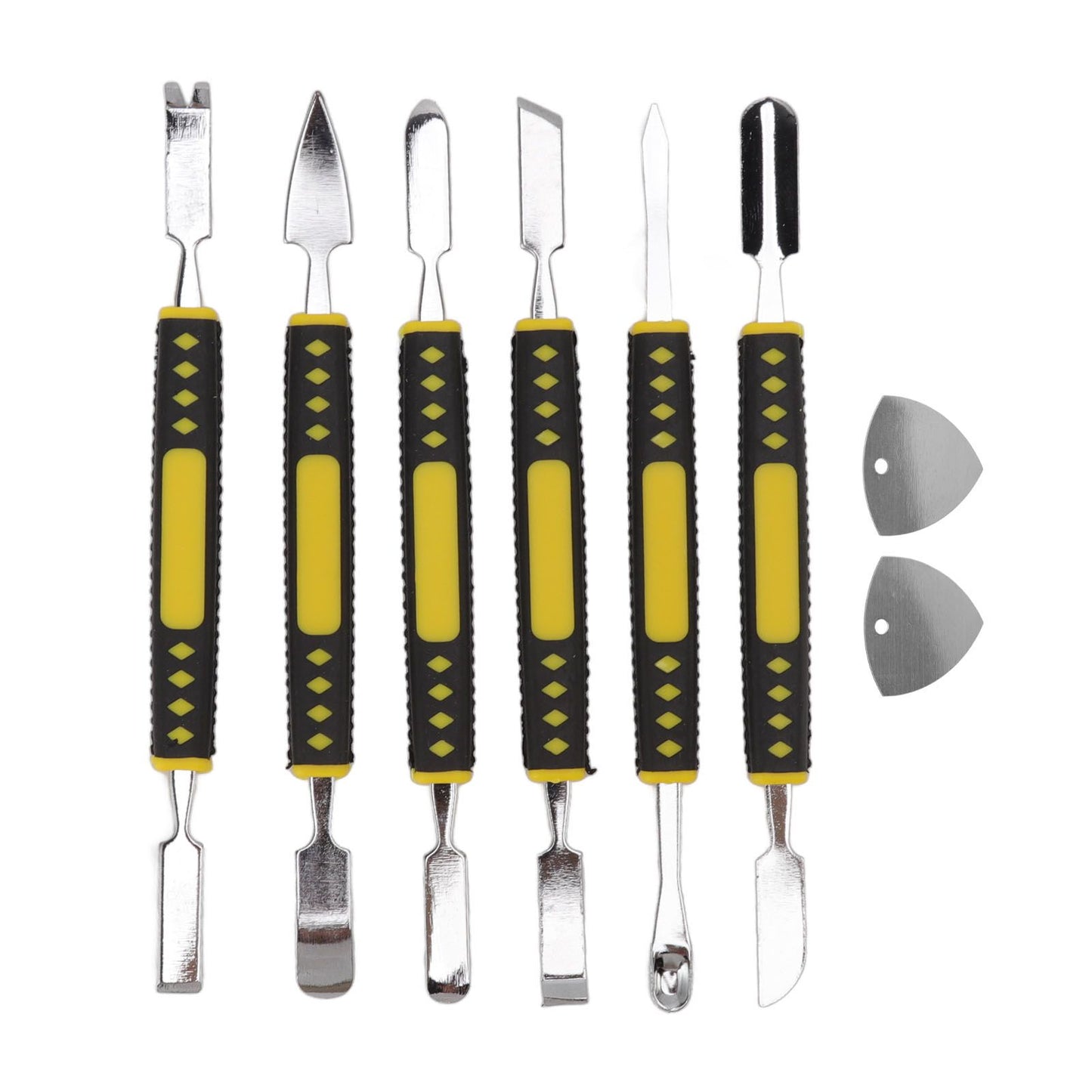 6Pcs Spudger Opening Pry Tool ABS Handle Alloy Steel Bar for Electronic Maintenance V1294-YM3114220078811-0421