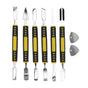 6Pcs Spudger Opening Pry Tool ABS Handle Alloy Steel Bar for Electronic Maintenance V1294-YM3114220078811-0421