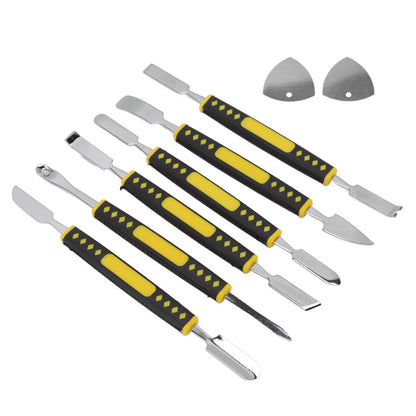 6Pcs Spudger Opening Pry Tool ABS Handle Alloy Steel Bar for Electronic Maintenance V1294-YM3114220078811-0421