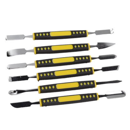 6Pcs Spudger Opening Pry Tool ABS Handle Alloy Steel Bar for Electronic Maintenance V1294-YM3114220078811-0421