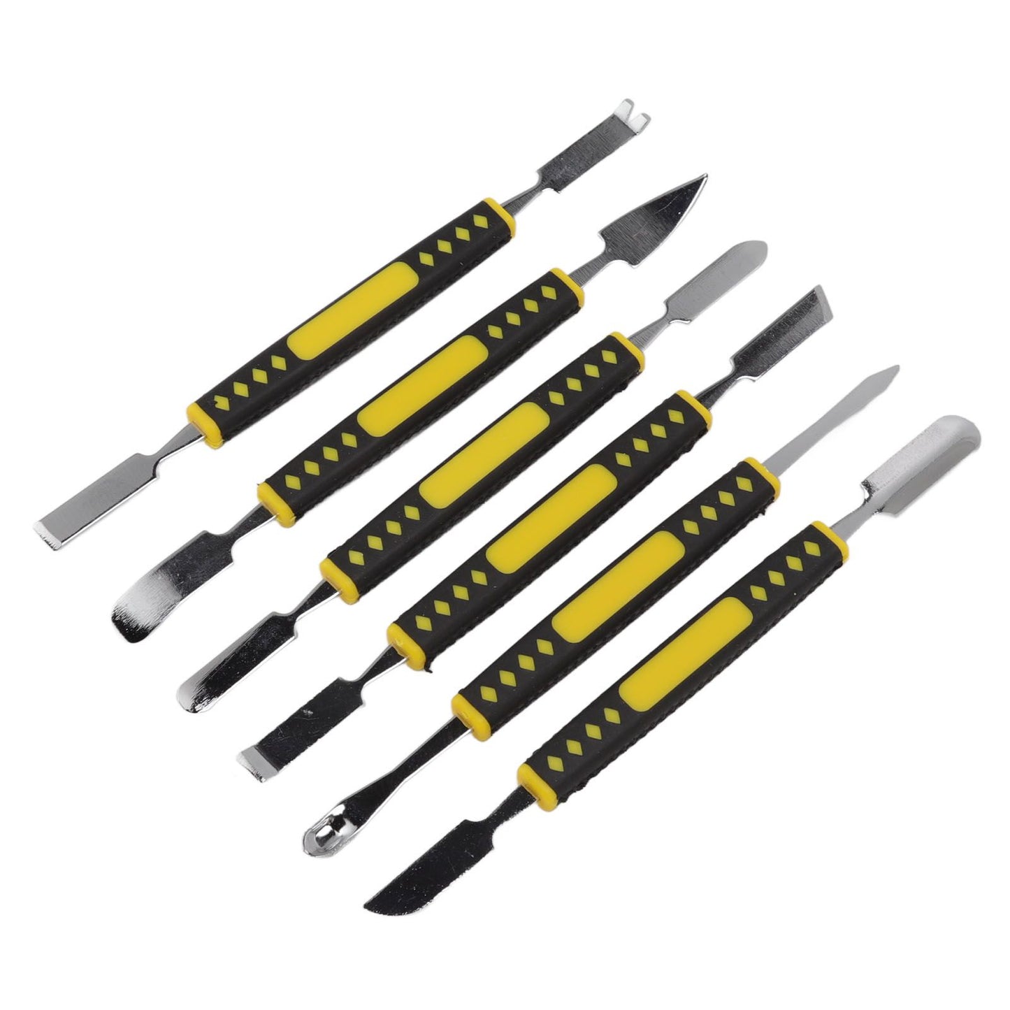 6Pcs Spudger Opening Pry Tool ABS Handle Alloy Steel Bar for Electronic Maintenance V1294-YM3114220078811-0421