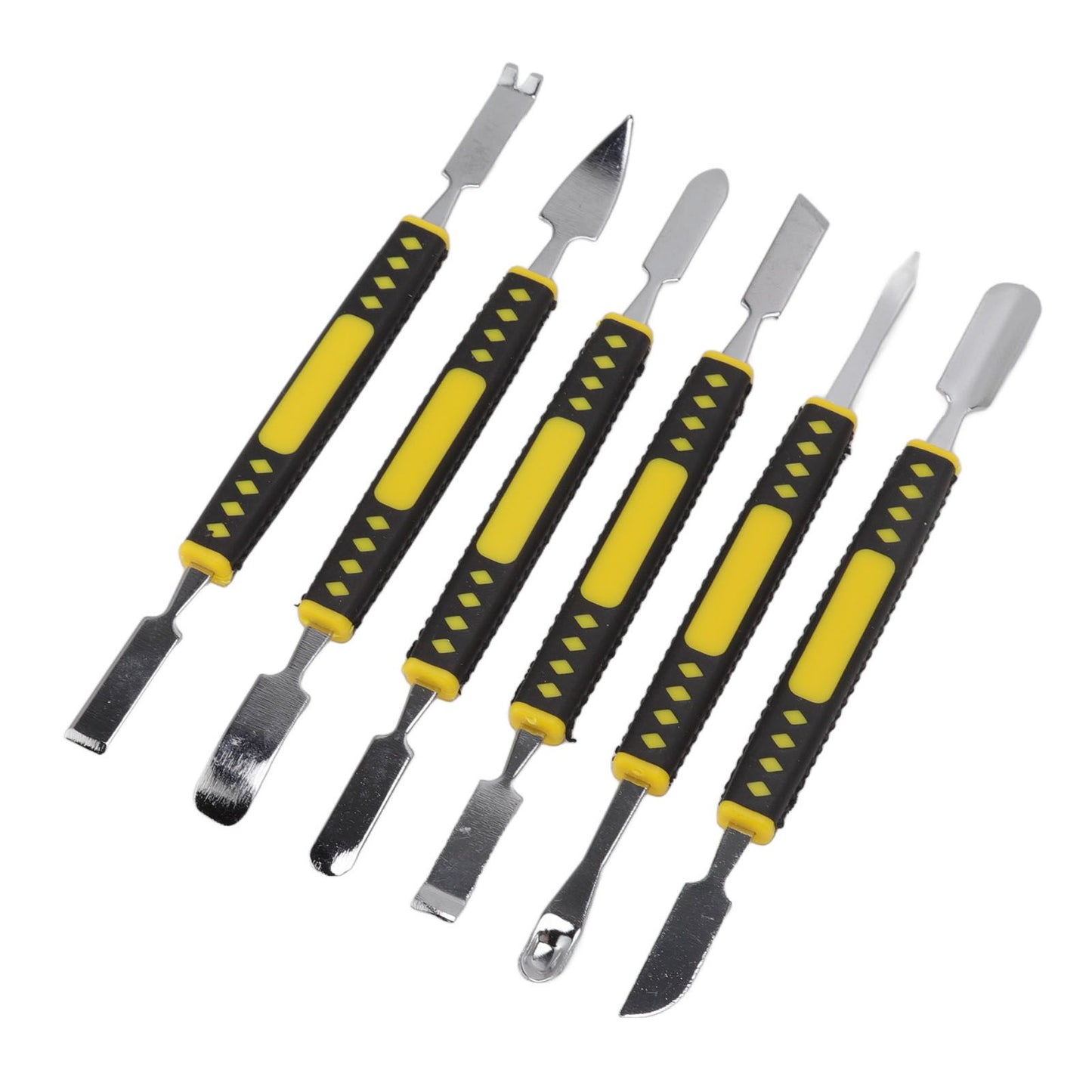 6Pcs Spudger Opening Pry Tool ABS Handle Alloy Steel Bar for Electronic Maintenance V1294-YM3114220078811-0421