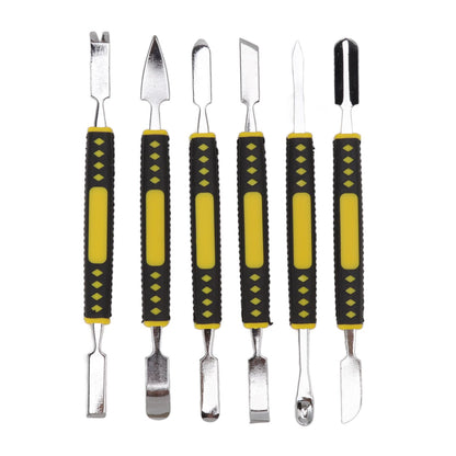 6Pcs Spudger Opening Pry Tool ABS Handle Alloy Steel Bar for Electronic Maintenance V1294-YM3114220078811-0421