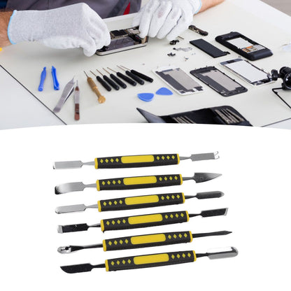 6Pcs Spudger Opening Pry Tool ABS Handle Alloy Steel Bar for Electronic Maintenance V1294-YM3114220078811-0421