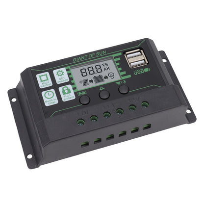 Solar Charge Controller Dual USB Automatic Identification PWM PV Panel Charger for Industry 5V 100A V1294-YM3114220081312-0421