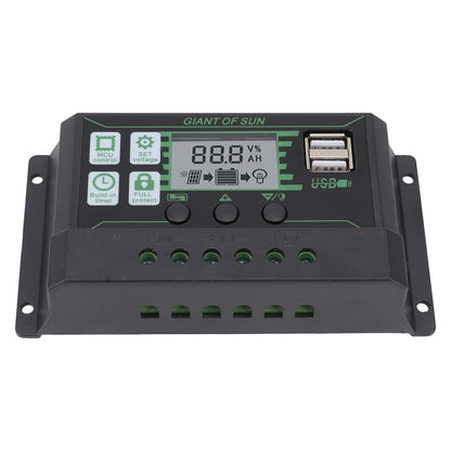 Solar Charge Controller Dual USB Automatic Identification PWM PV Panel Charger for Industry 5V 100A V1294-YM3114220081312-0421