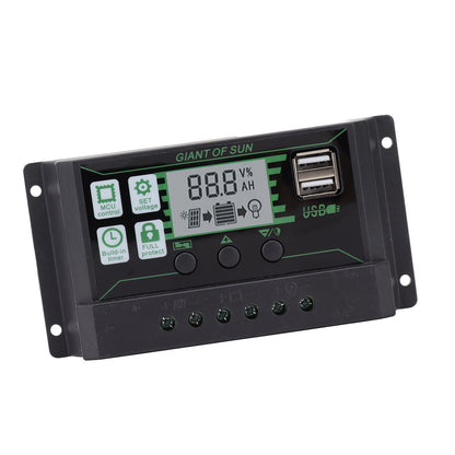 Solar Charge Controller Dual USB Automatic Identification PWM PV Panel Charger for Industry 5V 100A V1294-YM3114220081312-0421