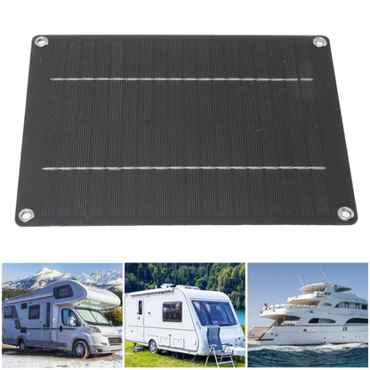 Solar Panel 10W Portable Compact Thin Waterproof Flexible Solar Charging Panel for Car Home Boat 23x17cm V1294-YM3114220081411-0421