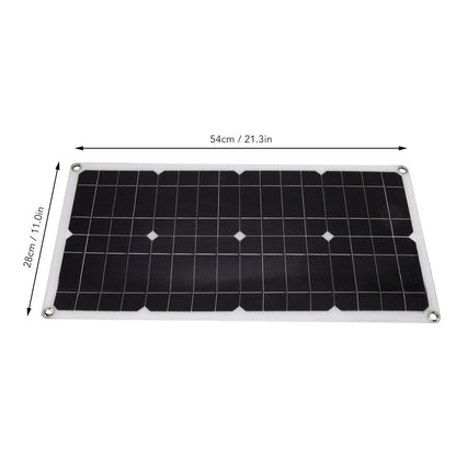 35W Solar Panel Portable USB Solar Panel Charger with Lightweight Thin Design for Vehicles Boats V1294-YM3114220081711-0421