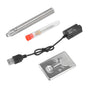 Wireless Charging Welding Pen Rechargeable Soldering Iron Tip Tool with 510 Interface Silver V1294-YM3114220082712-0421