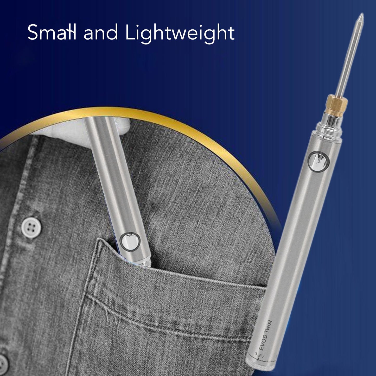 Wireless Charging Welding Pen Rechargeable Soldering Iron Tip Tool with 510 Interface Silver V1294-YM3114220082712-0421