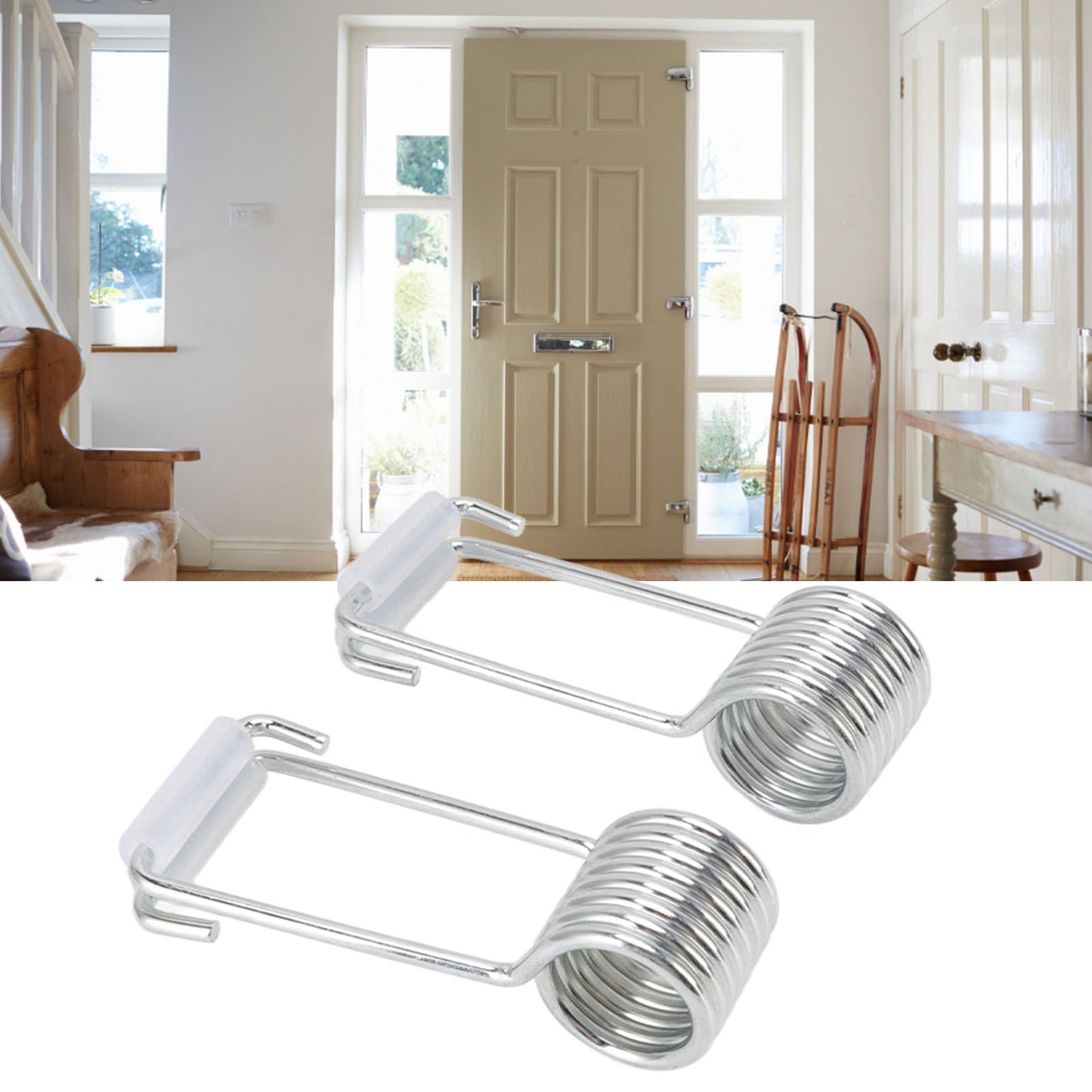 4 PCS 2CM Spring Hinge Door Closer Self Closing Spring Butt Hinge Pins Door Latch Accessories V1294-YM3114220084711-0421