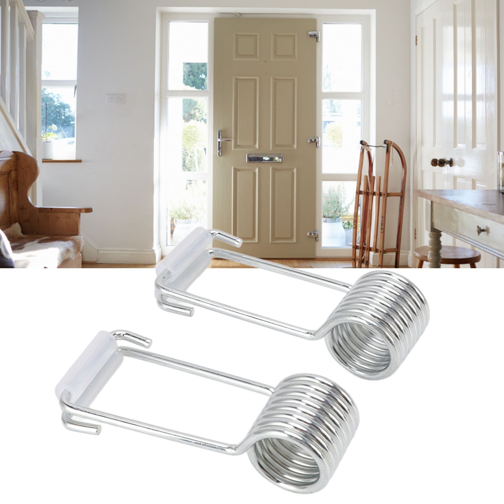 4 PCS 2CM Spring Hinge Door Closer Self Closing Spring Butt Hinge Pins Door Latch Accessories V1294-YM3114220084711-0421