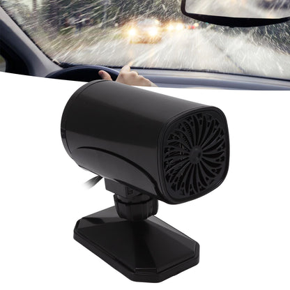 Car Heater Fan 2 in 1 Cooling Heating Car Fan Portable Windshield Defroster Defogger Black 12V V1294-YM3114220085312-0421