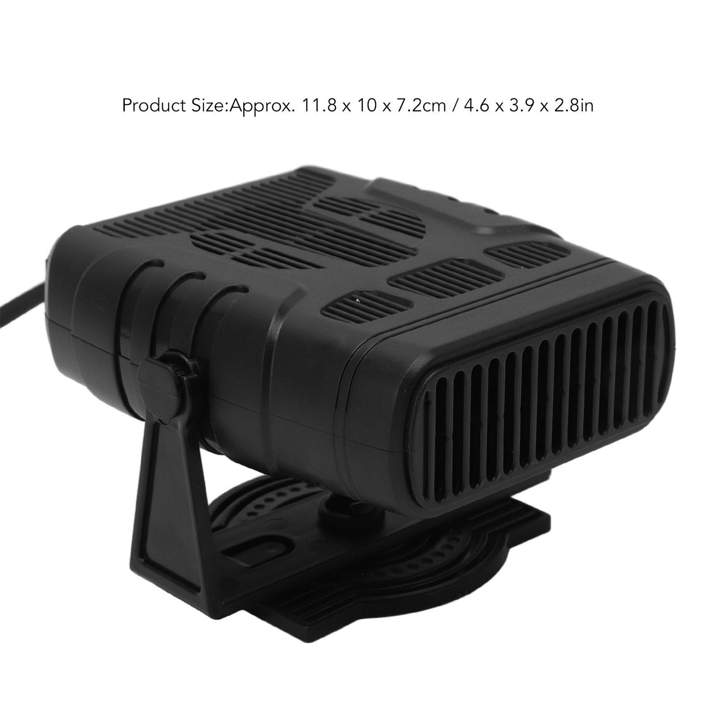 Car Heater Dual Use 2 Modes Angle Adjustment Fireproof Car Demister Defroster for Cleaning Windshield Window V1294-YM3114220085411-0421