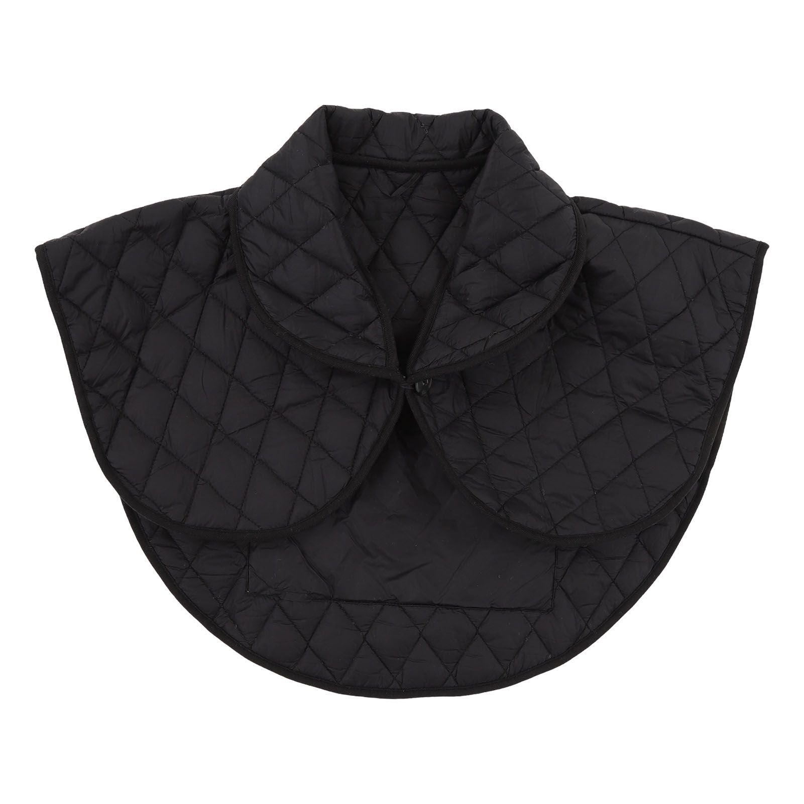 Shoulder Heating Pad Cold Proof Polyester Fiber USB Power Supply Unisex Electric Heated Shawl for Winter Black V1294-YM3114220085611-0421