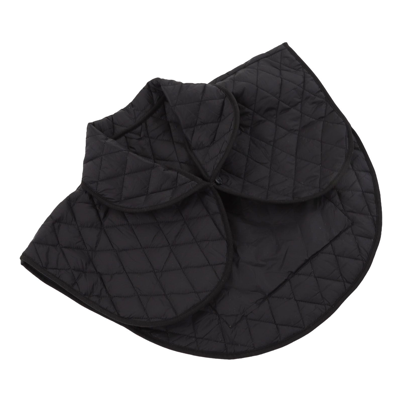 Shoulder Heating Pad Cold Proof Polyester Fiber USB Power Supply Unisex Electric Heated Shawl for Winter Black V1294-YM3114220085611-0421