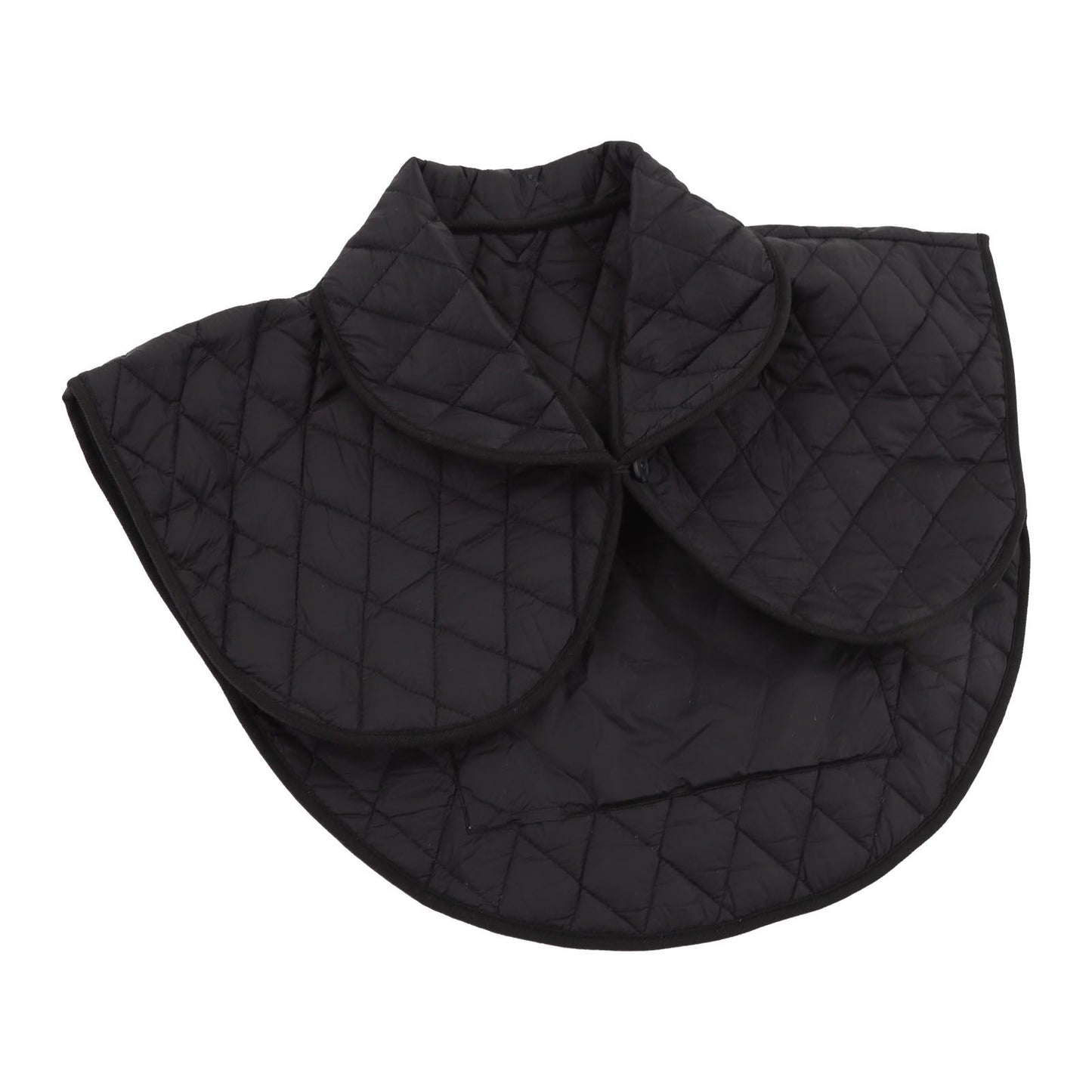 Shoulder Heating Pad Cold Proof Polyester Fiber USB Power Supply Unisex Electric Heated Shawl for Winter Black V1294-YM3114220085611-0421