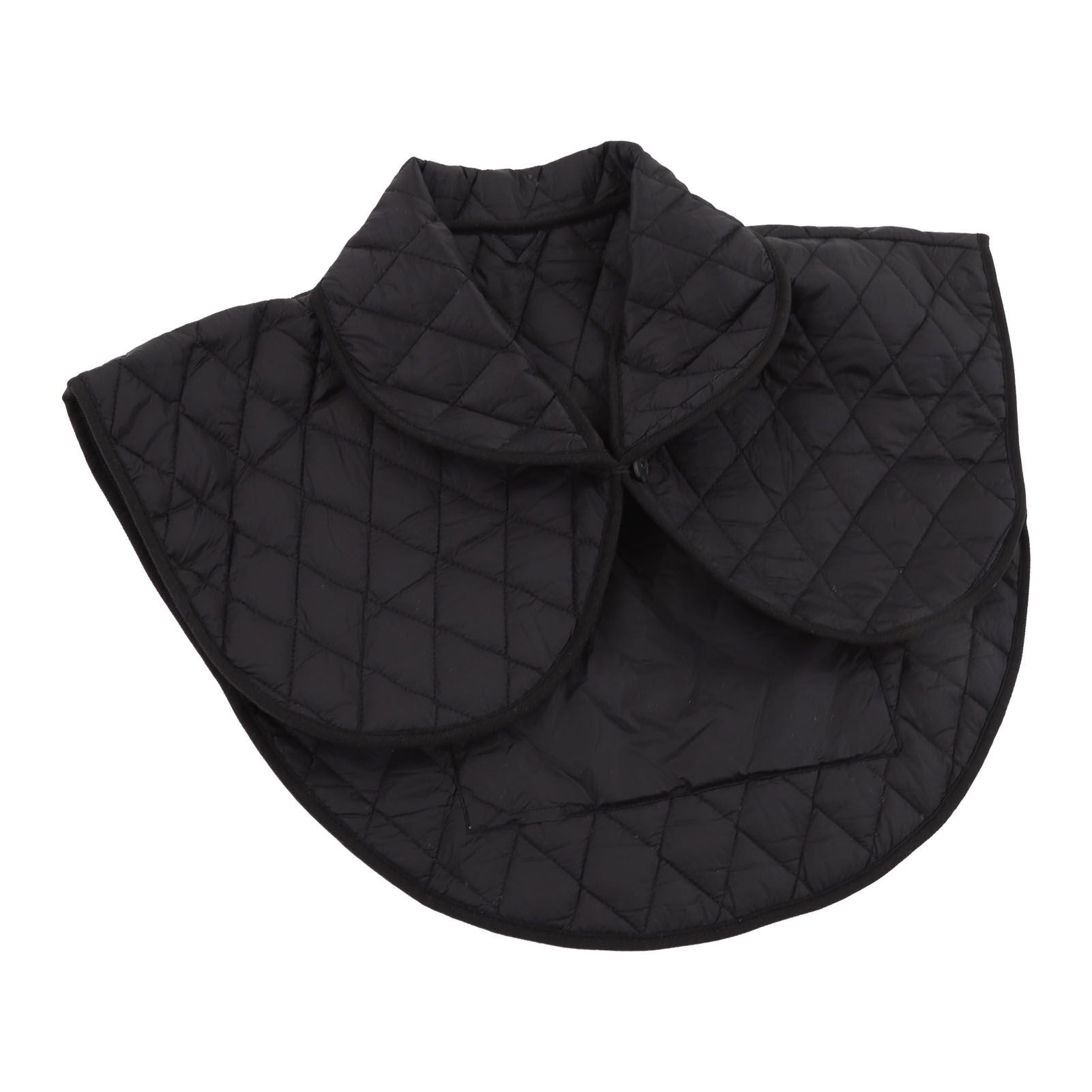 Shoulder Heating Pad Cold Proof Polyester Fiber USB Power Supply Unisex Electric Heated Shawl for Winter Black V1294-YM3114220085611-0421
