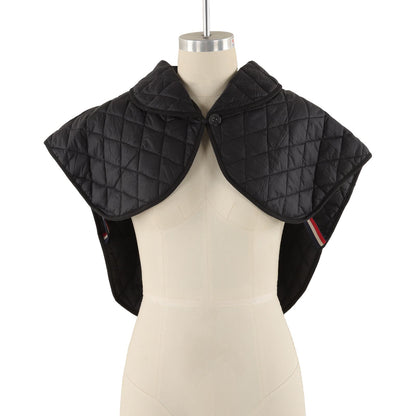 Shoulder Heating Pad Cold Proof Polyester Fiber USB Power Supply Unisex Electric Heated Shawl for Winter Black V1294-YM3114220085611-0421