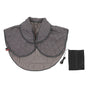 Shoulder Heating Pad Cold Proof Polyester Fiber USB Power Supply Unisex Electric Heated Shawl for Winter Grey V1294-YM3114220085612-0421