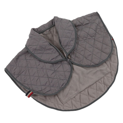 Shoulder Heating Pad Cold Proof Polyester Fiber USB Power Supply Unisex Electric Heated Shawl for Winter Grey V1294-YM3114220085612-0421