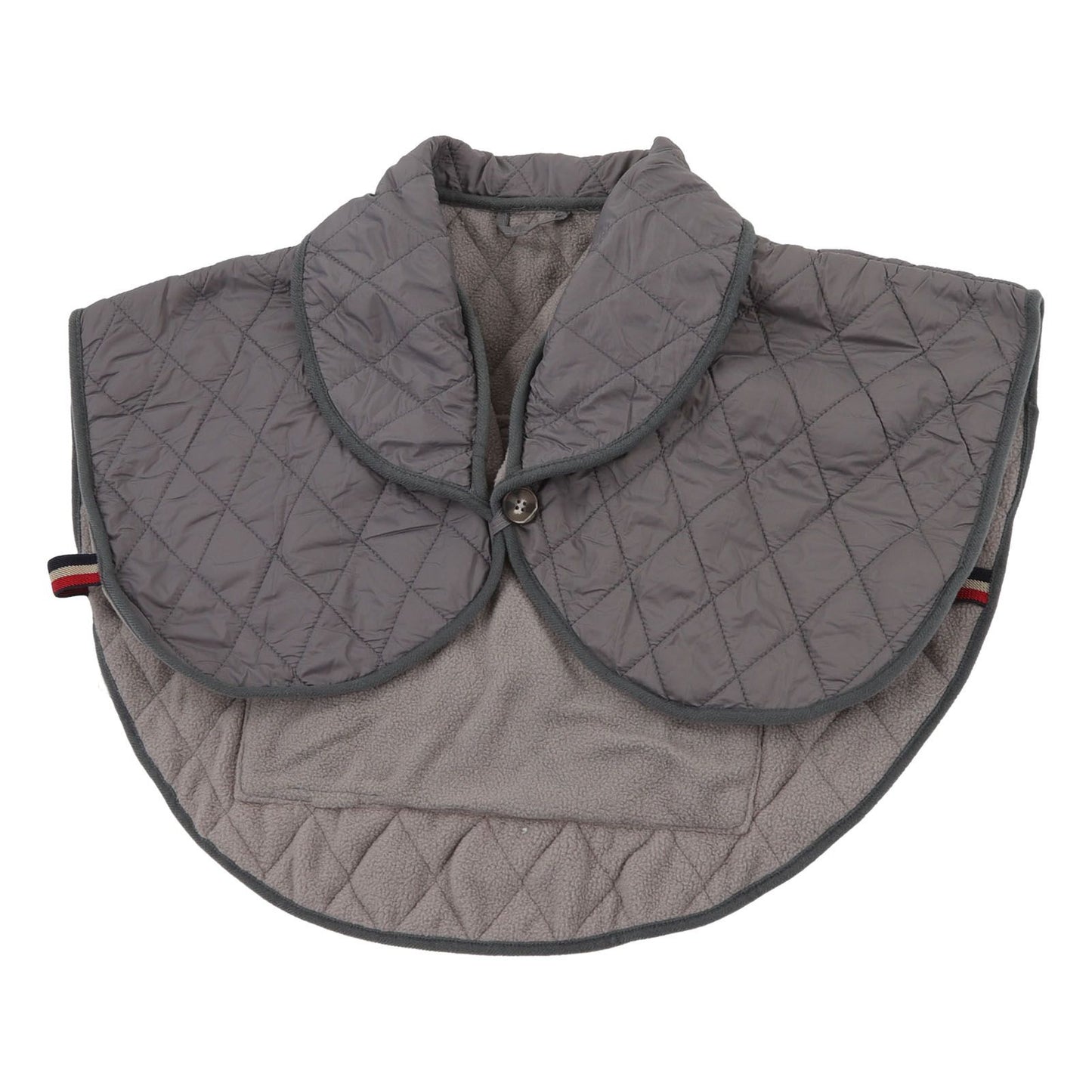 Shoulder Heating Pad Cold Proof Polyester Fiber USB Power Supply Unisex Electric Heated Shawl for Winter Grey V1294-YM3114220085612-0421