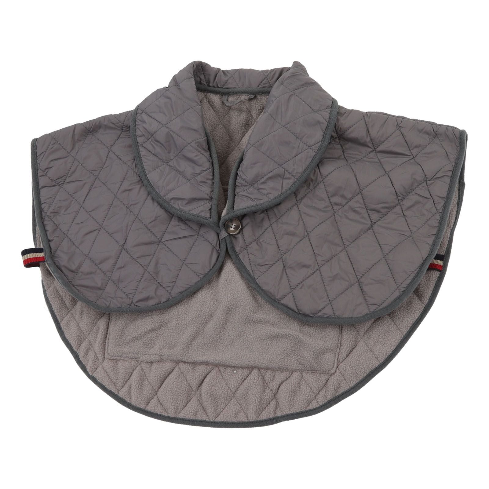 Shoulder Heating Pad Cold Proof Polyester Fiber USB Power Supply Unisex Electric Heated Shawl for Winter Grey V1294-YM3114220085612-0421