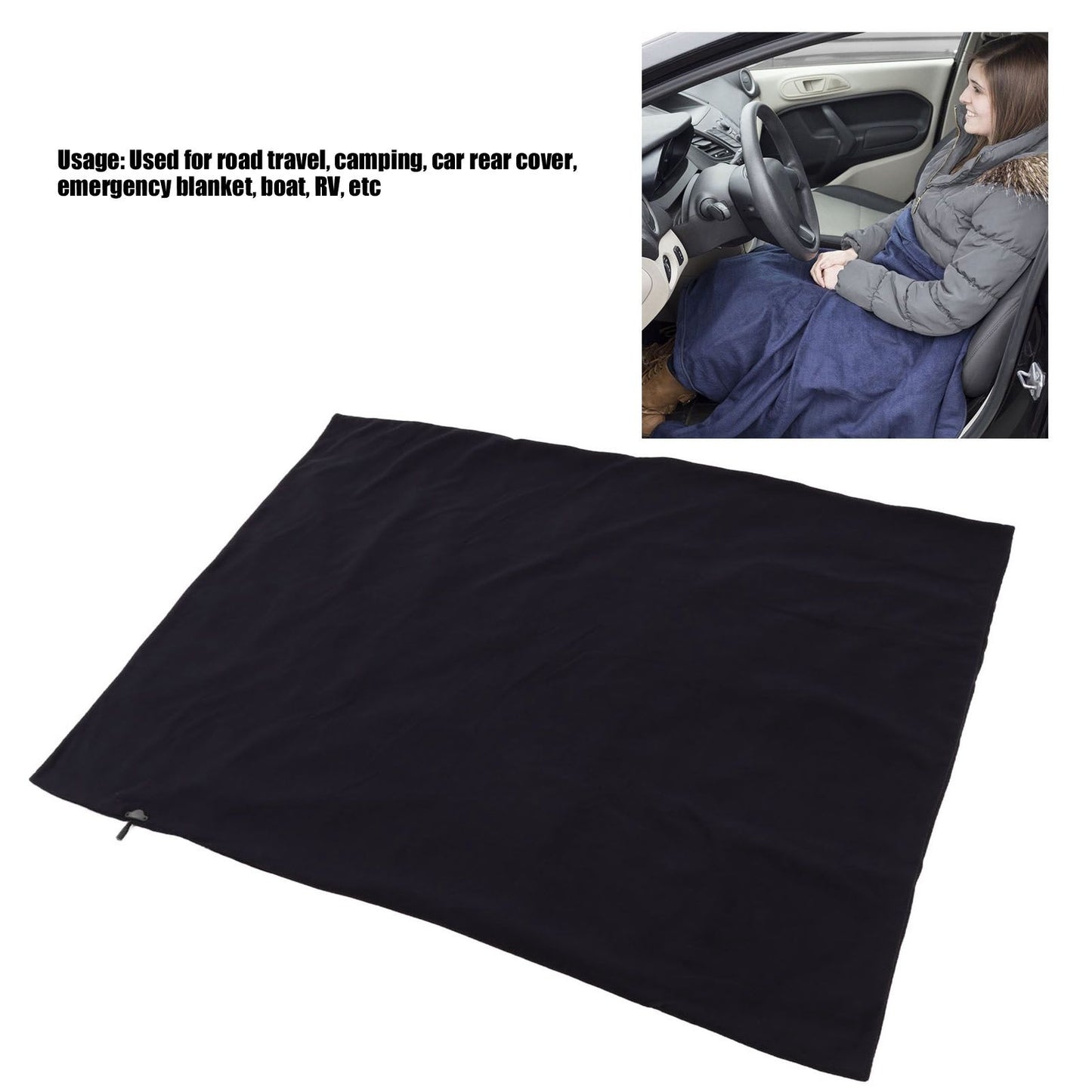 12V Car Heated Throw Constant Temperature Instant Heat Cigar Lighter Power Supply 30w Electric Car Blanket V1294-YM3114220085811-0421