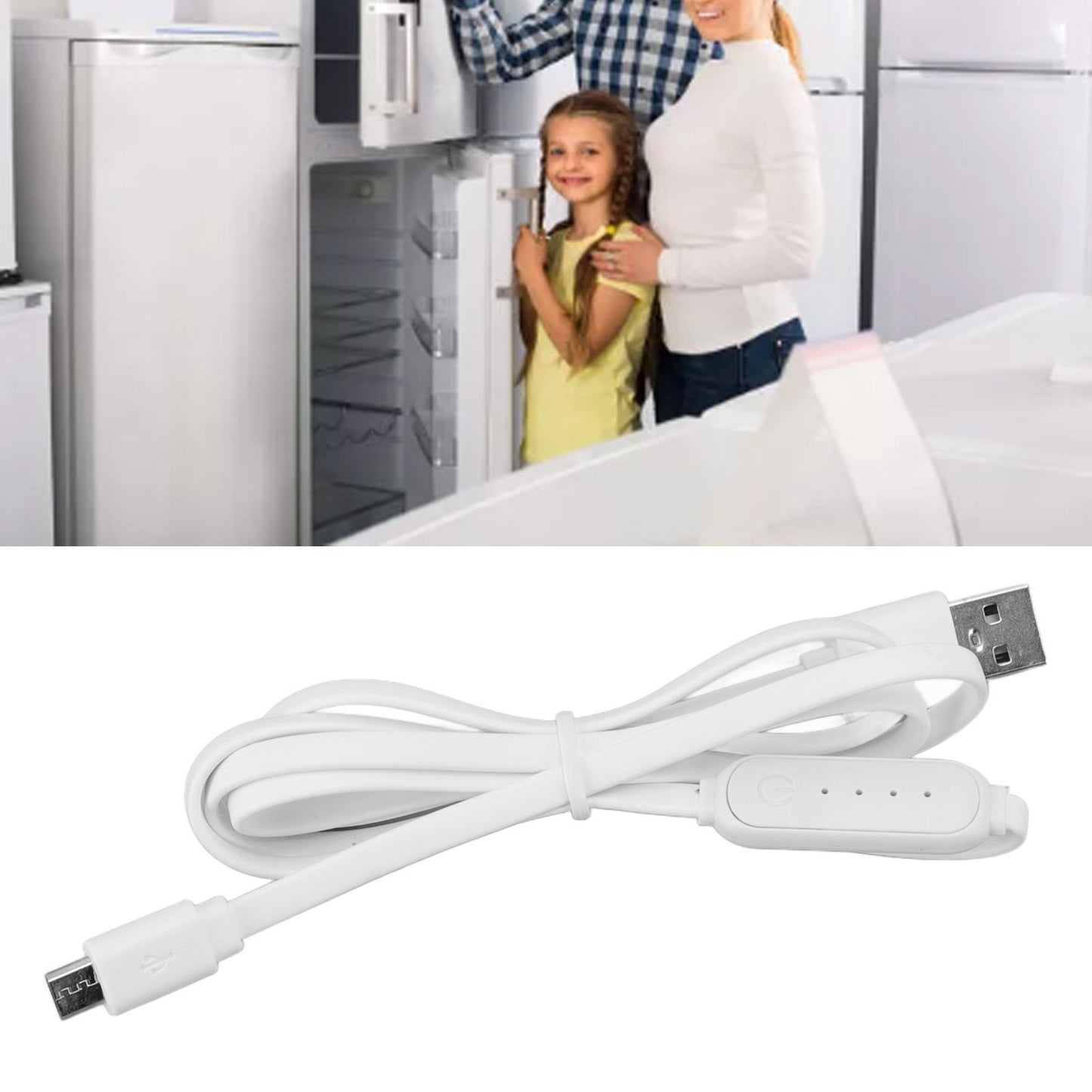 USB 5V Temperature Controller Temperature Control Power Cable Extension Cable with 3 Speed Adjustment V1294-YM3114220085911-0421