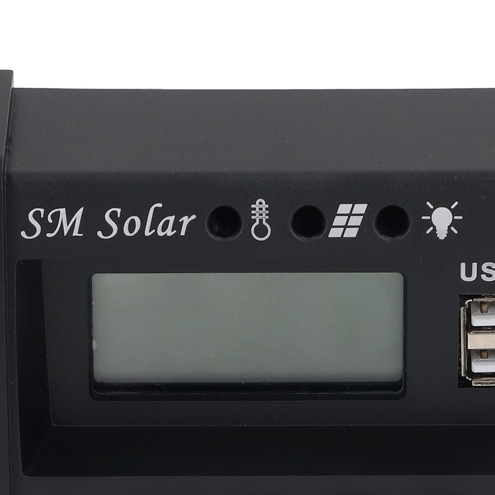 Solar Panel Controller 3 Stage PWM Charging Intelligent Microcontroller ABS Aluminum Plate 12V 24V Solar V1294-YM3114220088011-0421