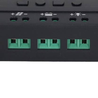Solar Panel Controller 3 Stage PWM Charging Intelligent Microcontroller ABS Aluminum Plate 12V 24V Solar V1294-YM3114220088011-0421