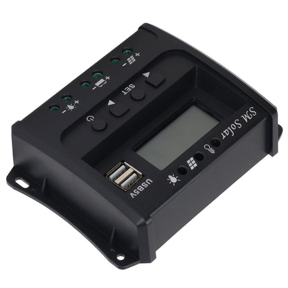 Solar Panel Controller 3 Stage PWM Charging Intelligent Microcontroller ABS Aluminum Plate 12V 24V Solar V1294-YM3114220088011-0421