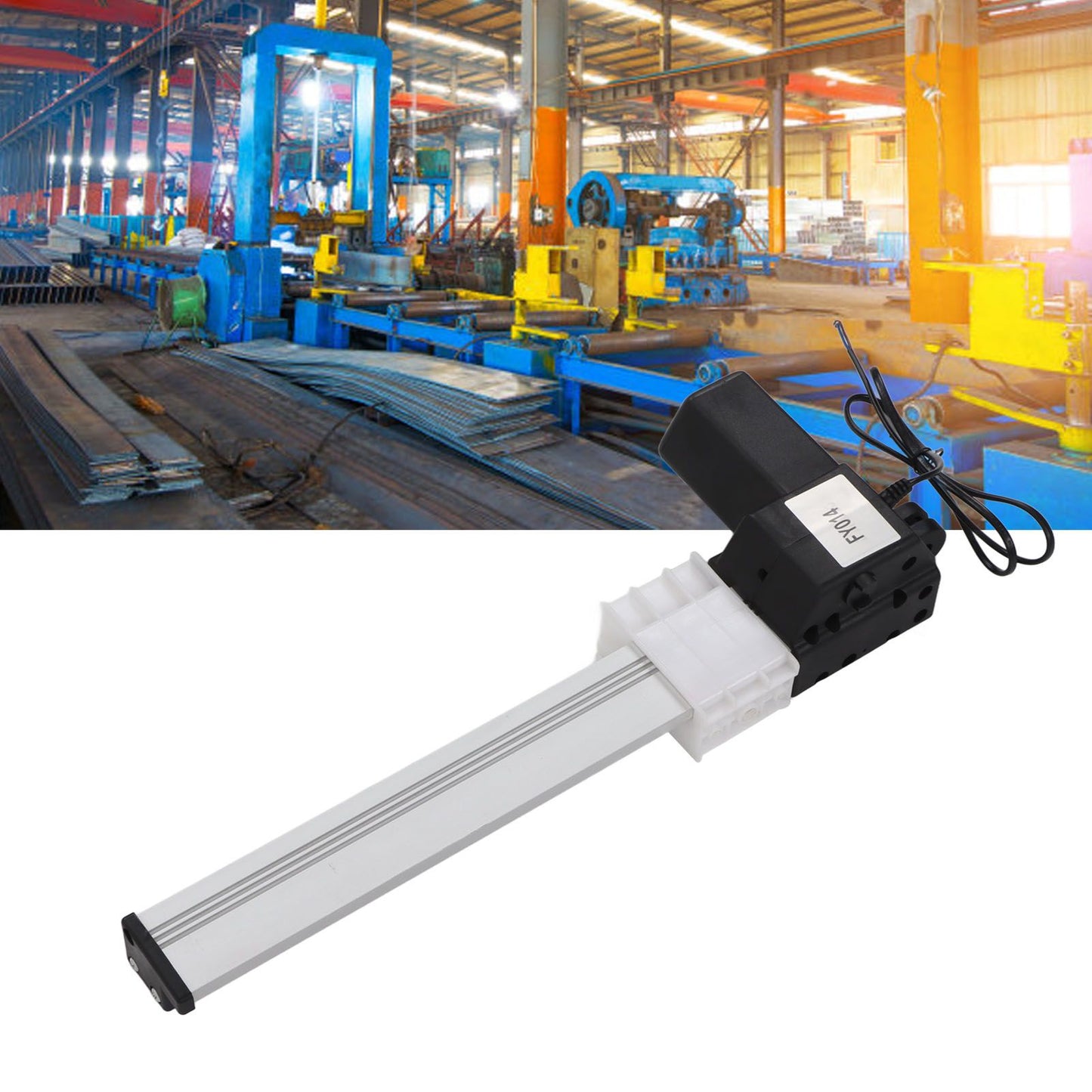 Fy014 Mini Electric Linear Actuator 24V Motor 249mm Stroke 4000N Force 4mm/s Speed Linear Actuator V1294-YM3114220088911-0421