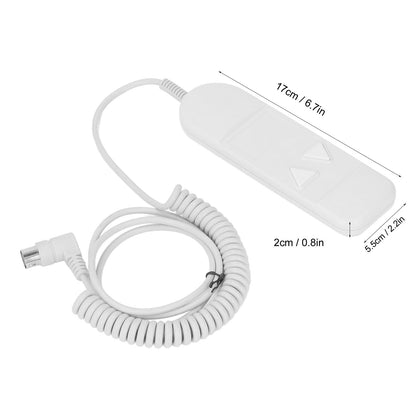 8 Pin 2 Button Remote Handset Controller Plastic Hand Control Replacement for Lift Chair Power Recliner V1294-YM3114220089511-0421