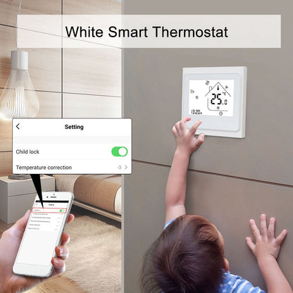 Smart Thermostat for Zigbee Mobile Phone App Voice Control Smart Remote Water Heating Thermostat AC 95-240V V1294-YM3114220090011-0421