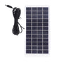 Solar Panel Polysilicon High Light Transmission Portable Solar Cell with DC Interface for 3.7V Battery 5W 12V V1294-YM3114220090811-0421