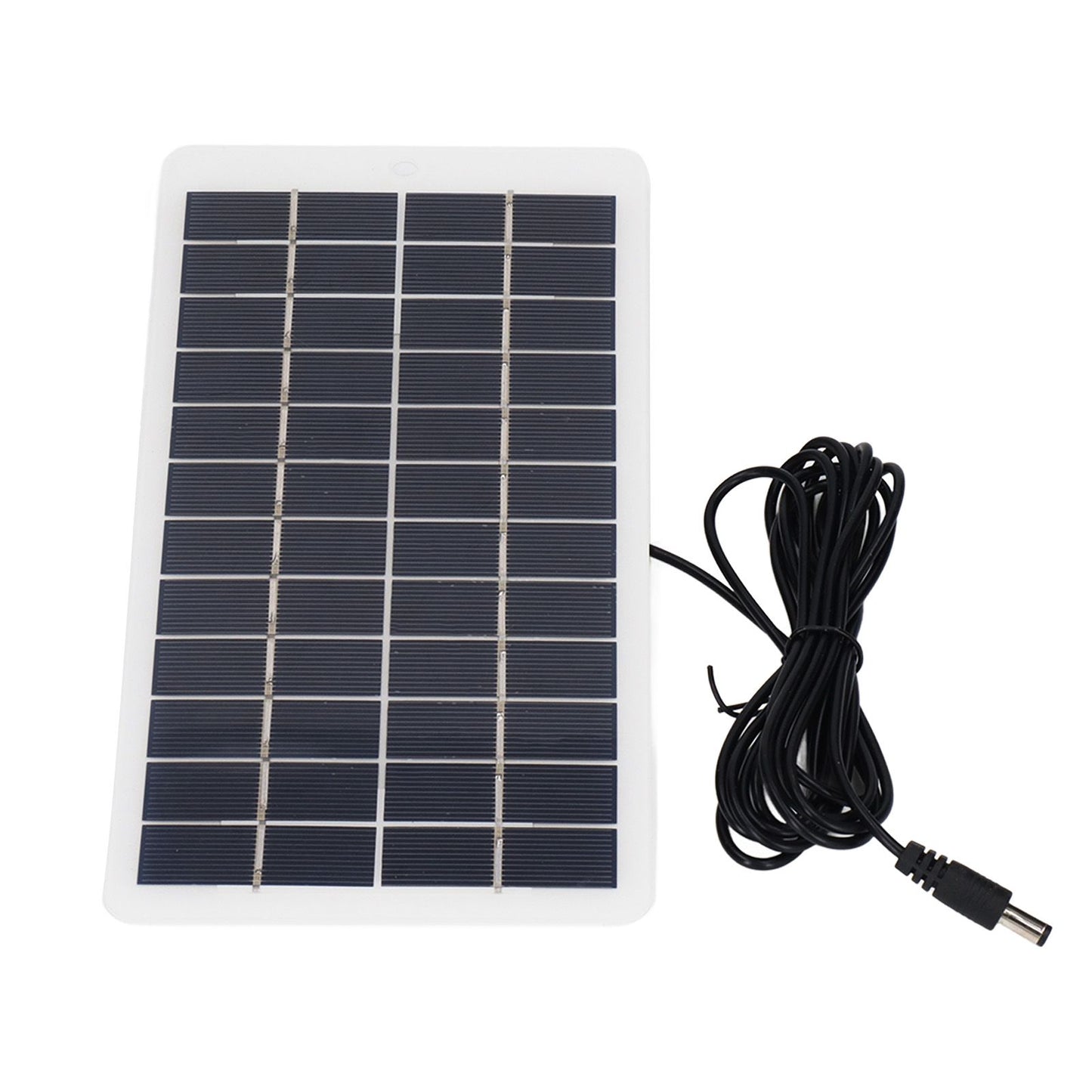 Solar Panel Polysilicon High Light Transmission Portable Solar Cell with DC Interface for 3.7V Battery 5W 12V V1294-YM3114220090811-0421