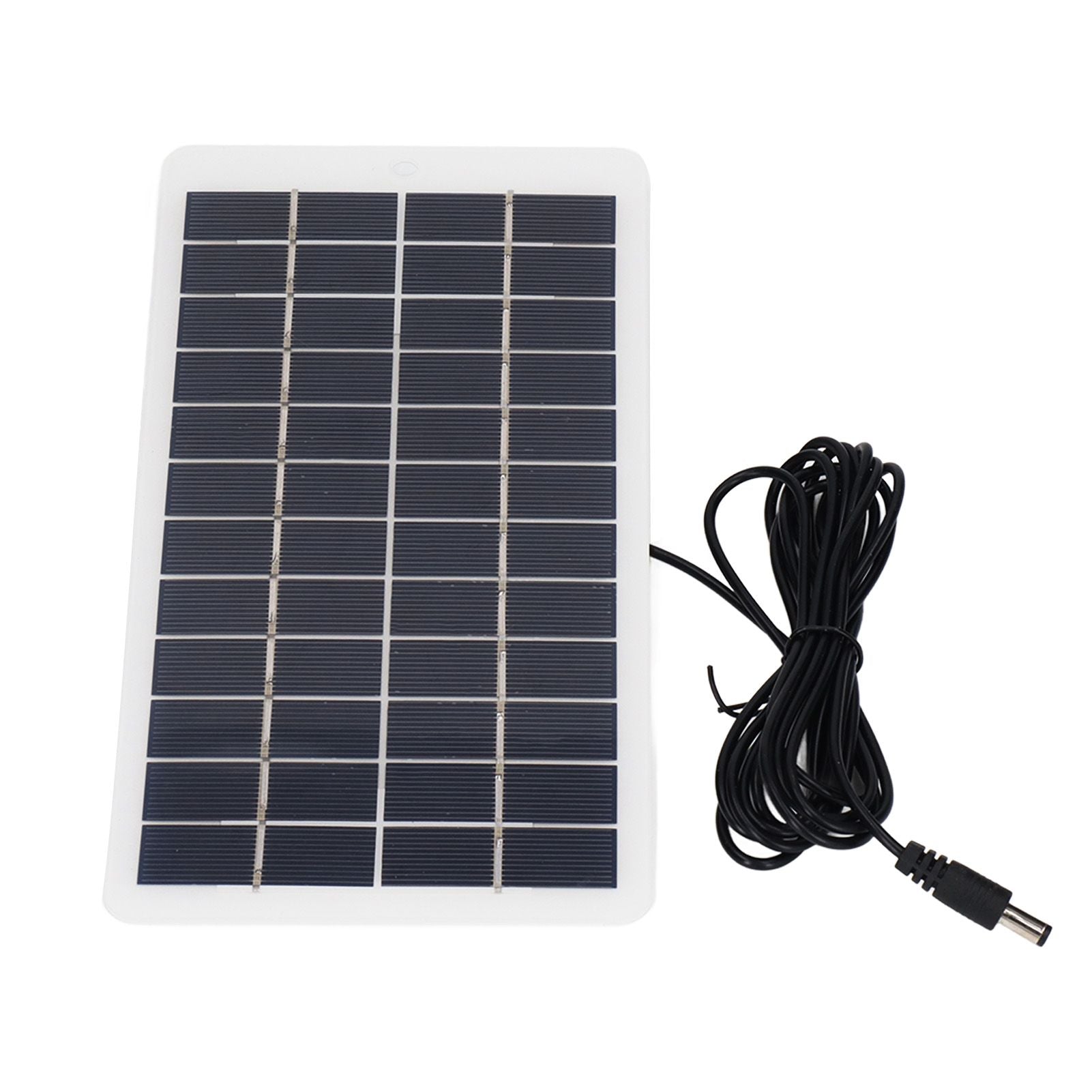 Solar Panel Polysilicon High Light Transmission Portable Solar Cell with DC Interface for 3.7V Battery 5W 12V V1294-YM3114220090811-0421
