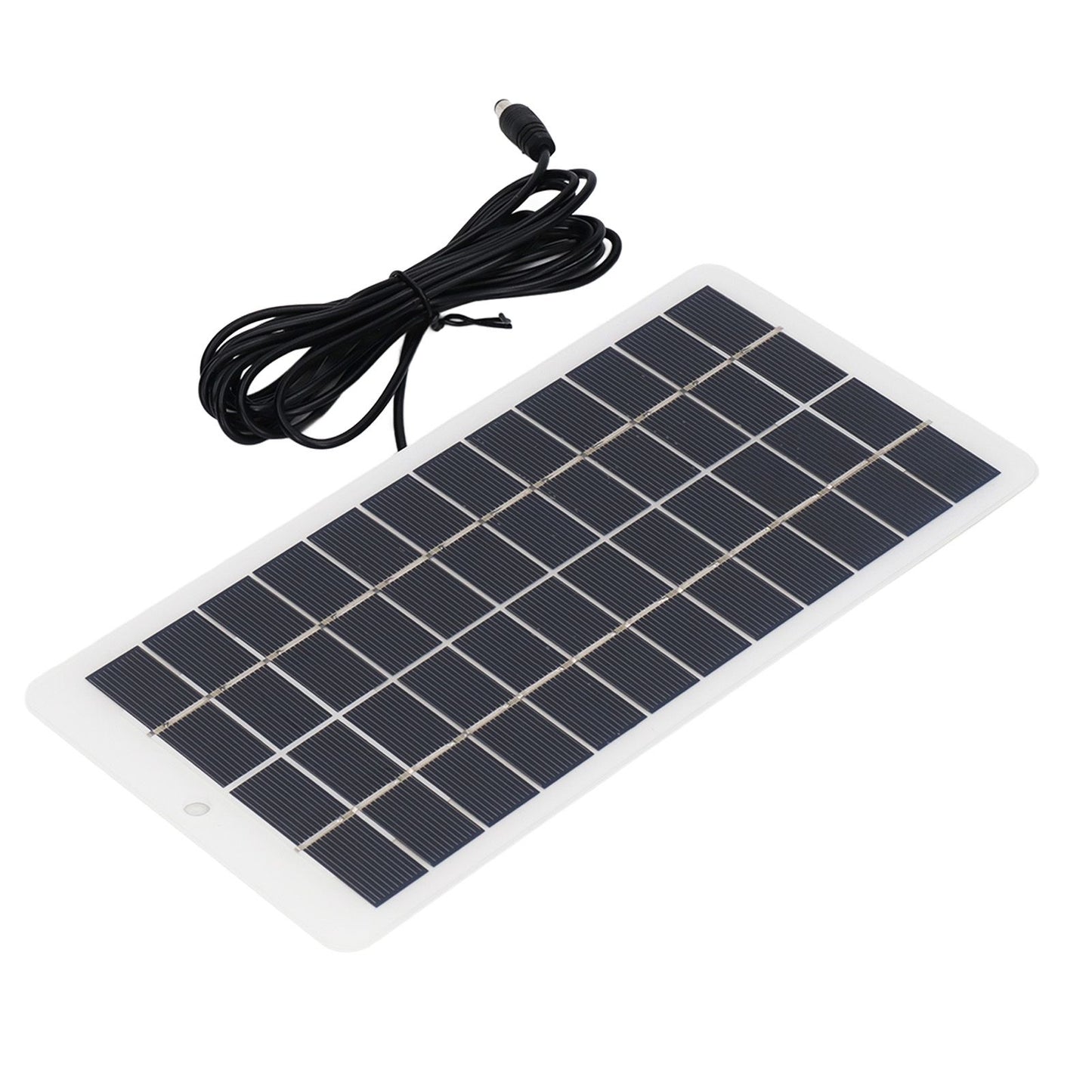 Solar Panel Polysilicon High Light Transmission Portable Solar Cell with DC Interface for 3.7V Battery 5W 12V V1294-YM3114220090811-0421