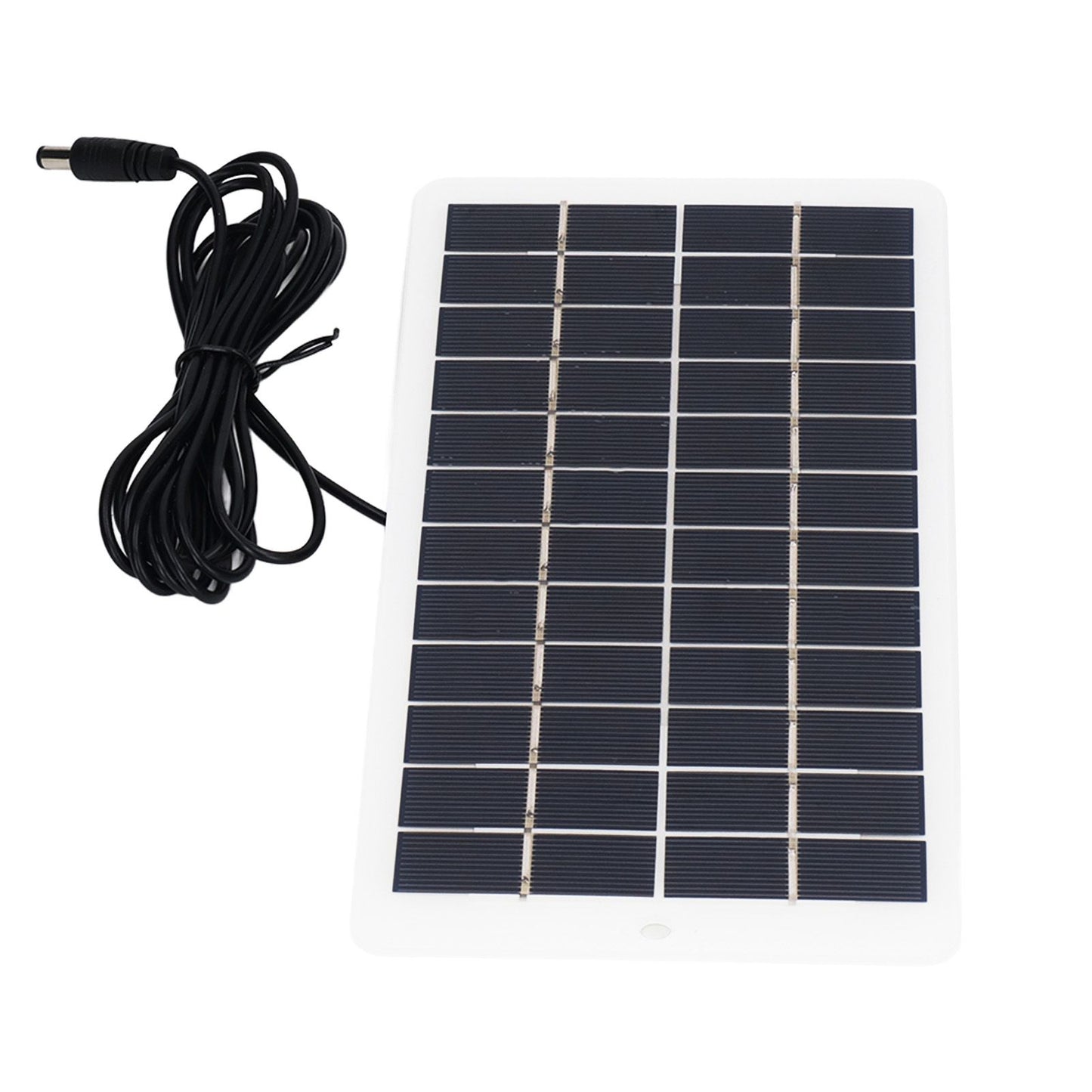 Solar Panel Polysilicon High Light Transmission Portable Solar Cell with DC Interface for 3.7V Battery 5W 12V V1294-YM3114220090811-0421